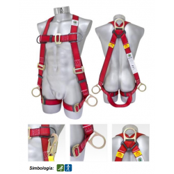 Arnés de seguridad estilo H de Posicionamiento 1